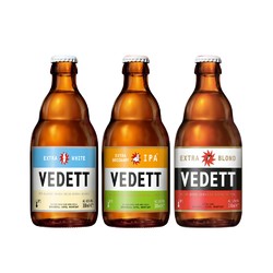 Vedett Extra White 白熊 白熊+企鹅+海象 啤酒组合装 330ml*3瓶 *4件