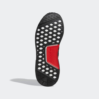 adidas Originals NMD_R1.V2 中性休闲运动鞋 FY2104 黑/浅猩红/白 41