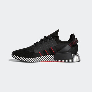 adidas Originals NMD_R1.V2 中性休闲运动鞋 FY2104 黑/浅猩红/白 41