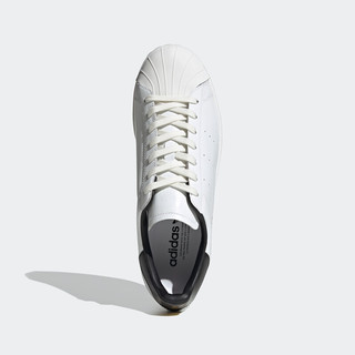 adidas Originals Superstar PURE 中性休闲运动鞋 FV3016 亮白/1号黑色/金金属 40