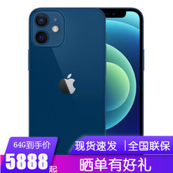 Apple 苹果 iPhone 12 全网通5G手机 蓝色  全网通 64GB