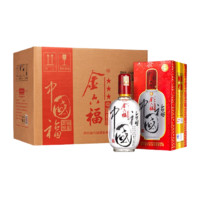 金六福 星级系列 三星 中国福 38%vol 浓香型白酒 500ml*6瓶 整箱装