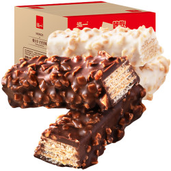 泓一 巧克力夹心威化饼干 300g/箱 *2件