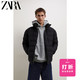 ZARA 新款 男装 冬季连帽棉服夹克外套 03918312800