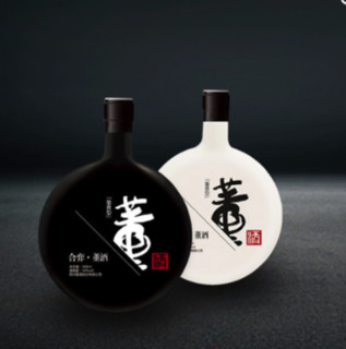 董酒 合弈 54%vol 董香型白酒 500ml*2瓶 双支装