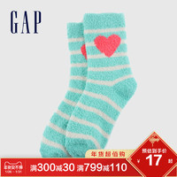 Gap女童可爱珊瑚绒中筒袜652490秋冬新款洋气女宝宝保暖袜子