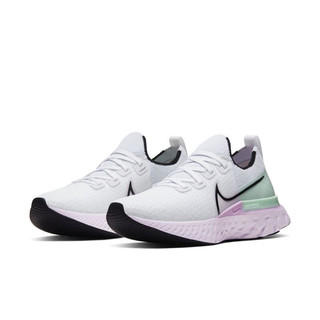 NIKE 耐克 Infinity React Run 女子跑鞋 CD4372-100 白粉绿 37.5