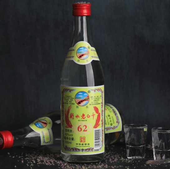 衡水老白干绿标光瓶62%vol 老白干香型白酒500ml*12瓶整箱装