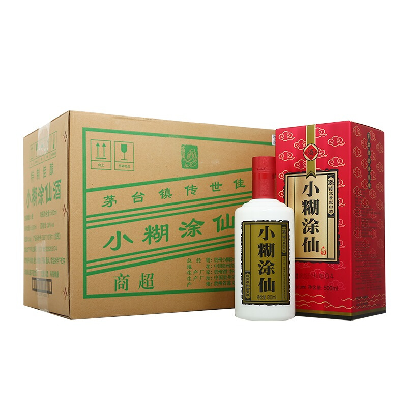 小糊涂仙 商超版 38%vol 浓香型白酒 500ml*6瓶 整箱装