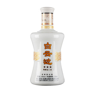 白云边 星级系列 陈酿 金三星 45%vol 浓香型白酒 500ml*6瓶 整箱装