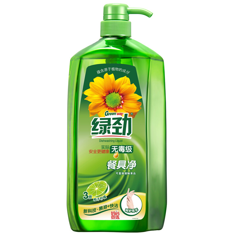 绿劲洗洁精_绿劲 妈妈壹选 柚子柠檬洗洁精 2kg-什么值得买
