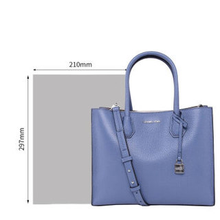 MICHAEL KORS 迈克·科尔斯 MERCER系列 女士皮质手提包 30F6SM9T3L DENIM 蓝色 大号