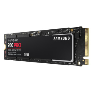 SAMSUNG 三星 980 PRO NVMe M.2 固态硬盘 250GB（PCI-E4.0）