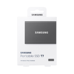 SAMSUNG 三星 T7 USB 3.2 移动固态硬盘 Type-C 500GB