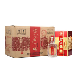 五粮液股份公司 金六福 经典四星 45度500ml*6瓶 浓香型白酒整箱装