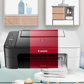 Canon 佳能 TS3380 多功能一体机 （打印 扫描 复印、喷墨、有线，无线、墨盒、黑色)