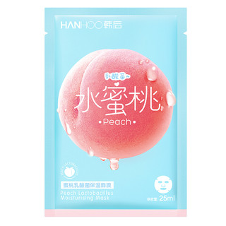 Hanhoo 韩后 蜜桃乳酸菌保湿面膜 25ml*1片