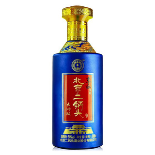 YONGFENG 永丰牌 北京二锅头 京派淳和 大师版 至尊蓝龙 50%vol 清香型白酒 500ml*6瓶 整箱装