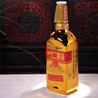 YONGFENG 永丰牌 北京二锅头 金标 出口小方瓶 50%vol 清香型白酒 1500ml*2瓶 礼盒装