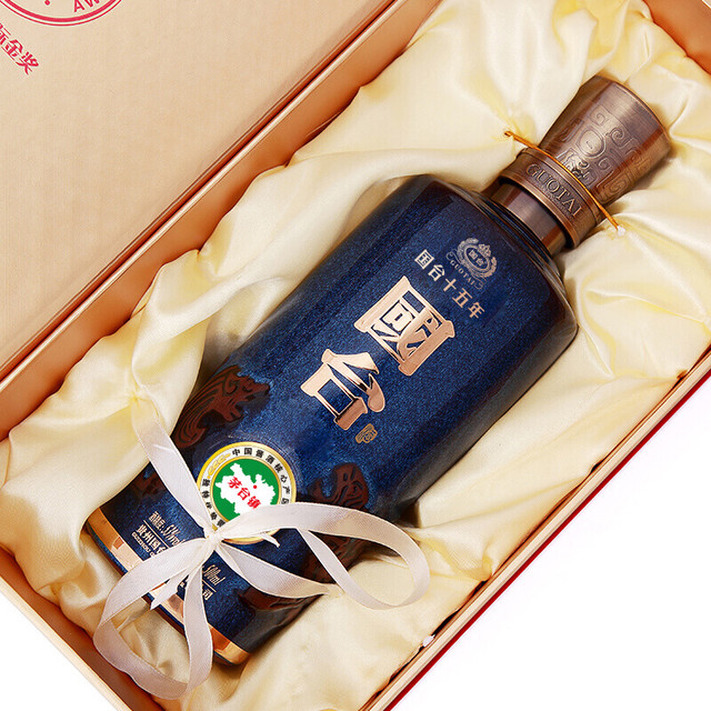 GUOTAI 国台十五年53%vol 酱香型白酒500ml 单瓶装【报价价格评测怎么样