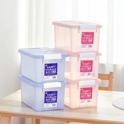 日本爱丽思塑料手提盒野餐宝宝手提收纳箱手账乐高零件储物整理箱