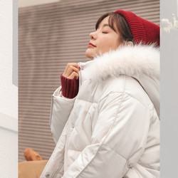 连帽加厚棉服2020年冬季新款女装韩版宽松学生毛领小个子外套棉衣