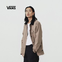 Vans范斯官方 卡其色男子工装风港风机能多袋夹克外套