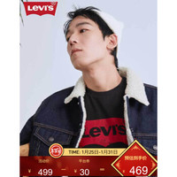 Levi's 李维斯 新款男士牛仔夹克16365-0075 深牛仔色 XS