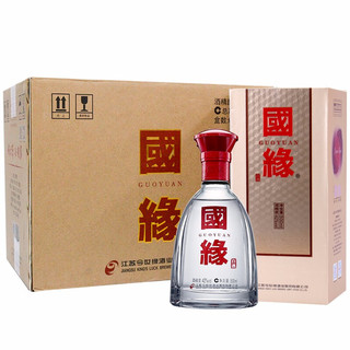 今世缘 国缘 单开 42%vol 浓香型白酒 500ml*6瓶 整箱装