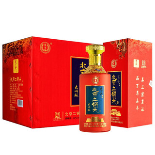 YONGFENG 永丰牌 北京二锅头 京派淳和 大师版 至尊红龙 42%vol 清香型白酒 500ml*6瓶 整箱装