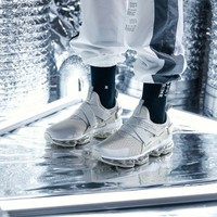 安踏NASA漫游者男鞋SEEED全掌气垫跑步鞋运动鞋 41 体育红/金属金/安踏白-12