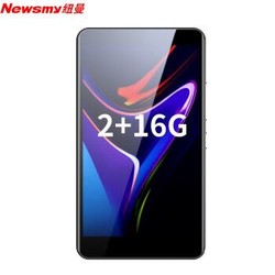 Newsmy 纽曼 A6 智能mp3/mp4播放器2+16G 4.0英寸学生mp5随身听 音乐视频电子书 黑色