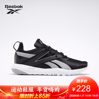 Reebok锐步 运动健身MEGA FLEXAGON男子低帮训练鞋FV0513 FU8672_黑色/灰色 40