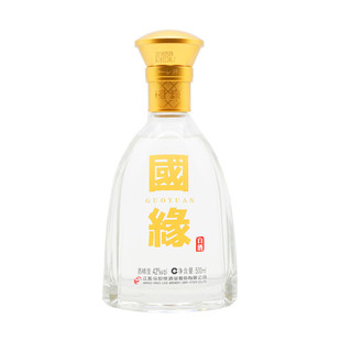 今世缘 国缘对开 42%vol 柔雅型白酒 500ml*2瓶 礼盒装