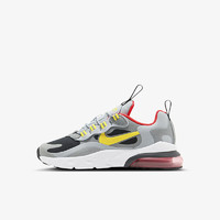 NIKE 耐克 Air Max 270 RT (PS) 儿童跑鞋 BQ0102-023 暗烟灰/浅烟灰/足球灰/高压电黄 28