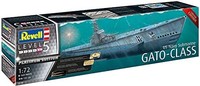 中亚prime会员：Revell 威望 RV05168 白金版美国加藤级潜艇模型套件