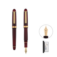 PLATINUM 白金 3776世纪富士旬景系列 钢笔 PNB-13000 酒红色 0.38mm 单支装