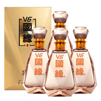 今世缘 国缘V6 49%vol 浓香型白酒 500ml*4瓶 整箱装