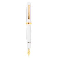 PLATINUM 白金 3776世纪富士旬景系列 钢笔 PNB-13000 城堡白 F尖 单支装