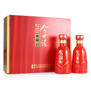 今世缘 典藏15 41.8%vol 柔雅型白酒 500ml*2瓶 礼盒装