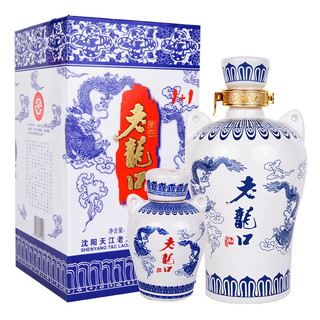 LAO LONG KOU 老龍口 青花龙 45%vol+58%vol 浓香型白酒 500ml*6瓶+50ml*6瓶 整箱装