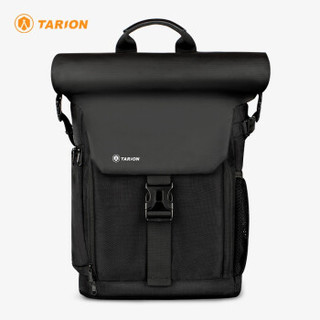 TARION德国摄影包单反专业相机包双肩背包复古双肩包SP01 涤纶-黑色