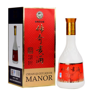 传奇贵酒 大师精酿 品鉴级 53%vol 酱香型白酒 500ml 单瓶装