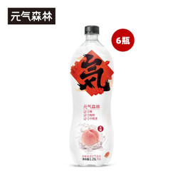 Genki Forest 元気森林 白桃味苏打气泡水 1.25L*6瓶  +凑单品