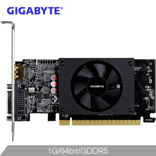 技嘉(GIGABYTE)GeForce GT710 GV-N710D5-1GL 64bit GDDR5 1G设备专用/710独立显卡