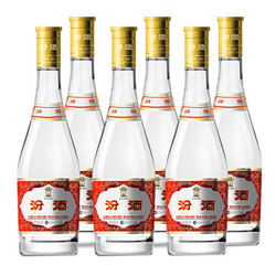 汾酒 黄盖玻汾 53%vol 清香型白酒 475ml*6瓶 整箱装