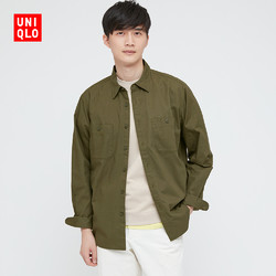 UNIQLO 优衣库 436315 男士水洗工装衬衫