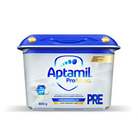 进口超市 德国原装进口 德国爱他美(Aptamil) 白金HMO 婴儿配方奶粉pre段 (0-6个月) 安心罐 800g *2件