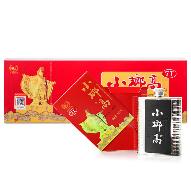 小瑯髙 LANGYATAI 琅琊台小瑯高71%vol 浓香型白酒100ml*4瓶礼盒装【报价价格