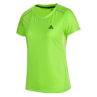 匹克T恤夏季新款悦跑系列速干透气轻薄圆领运动短袖女上衣 S 浅绿